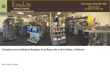 Tablet Screenshot of medicalsuppliessimivalley.com